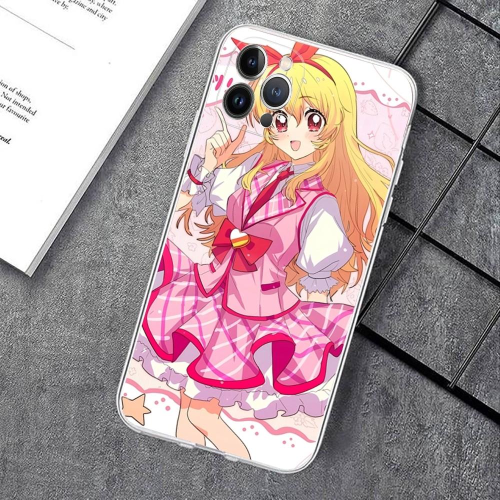 Аниме A-aikatsu Чехол для телефона Для IPhone 16 15 14 11 12 13 Mini Pro XS Max Чехол 6 7 8 Plus X Funda Shell