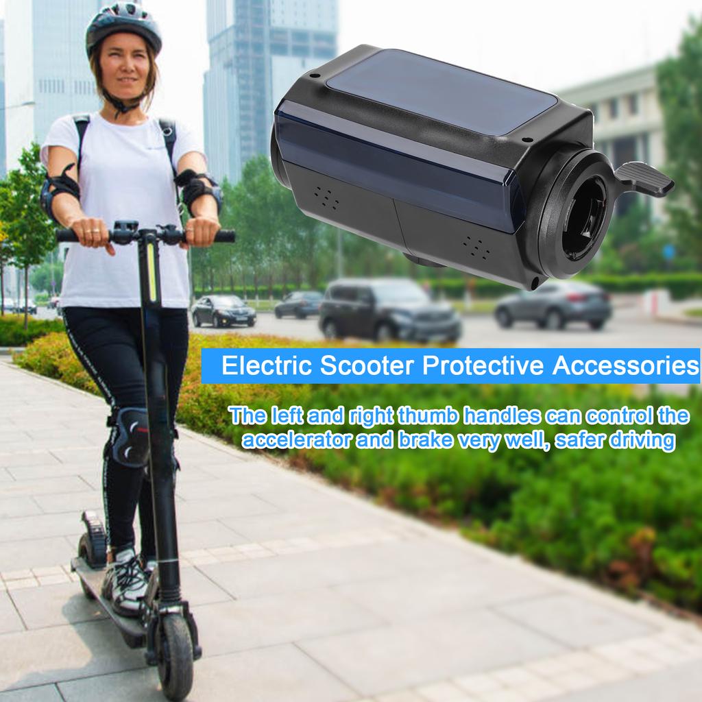 8 Inch Electric Scooter LCD Display Monitor Cover Light Protective Guard with Accelerator Brake Thumb Handle