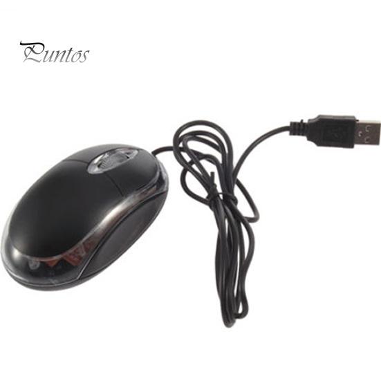 USB-черная проводная оптическая подсветка с колесом прокрутки мыши для компьютера, ПК, ноутбука