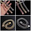 Metal Pet Supplies Fighting Necklace Dog Accessories Pet Chain Dog Jewelry Collar Necklace