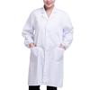 Men/Women Long Sleeve Medical Nurse Doctor White Coat Cosplay Costume Hospital Uniform Lab Coat Work Clothing Adults