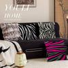 Black White Print Zebra Pillow Anime Pillow Sofa Bed Head Pillow Cover Cushion Cover 45X45 Cm Fashion