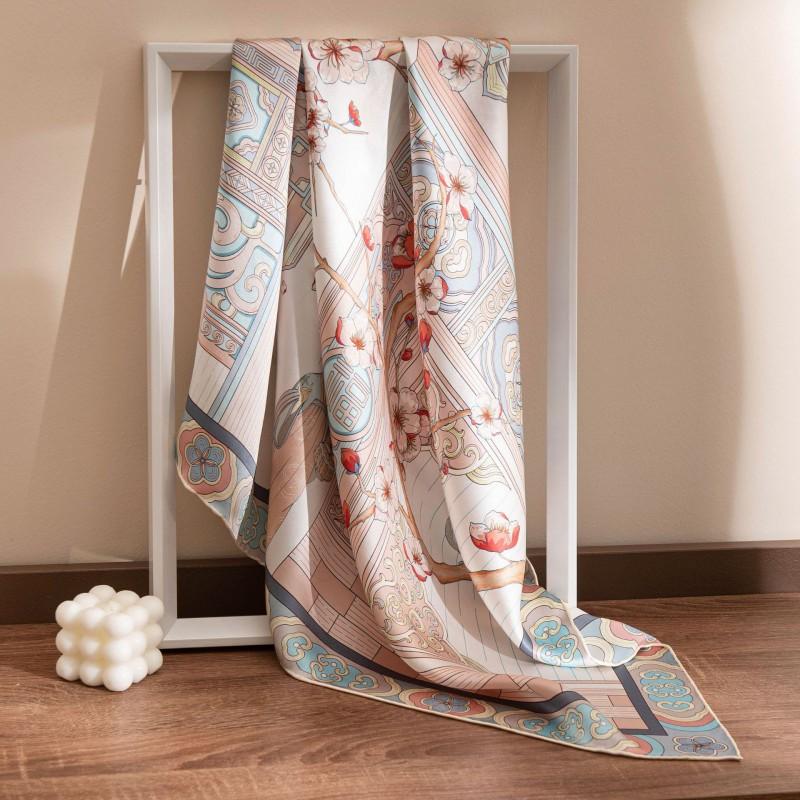 Mulberry Silk Scarf Women 2025 Long Shawl Gift Mother-in-law