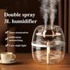 Увлажнитель воздуха 3 л тихий увлажнитель холодного тумана USB настольный увлажнитель воздуха масляный распылитель диффузор для спальни офиса путешествий