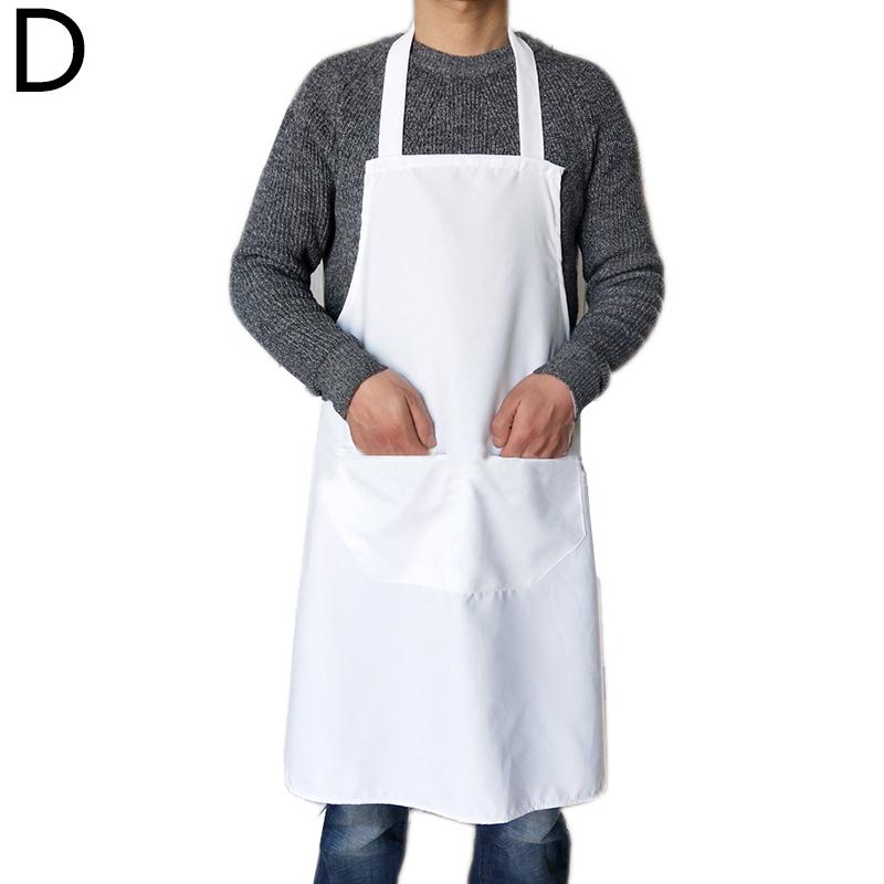 Colorful Cooking Apron In Kitchen Keep The Clothes Clean Sleeveless Convenient Male and Female Chef's Universal Kitchen Apron