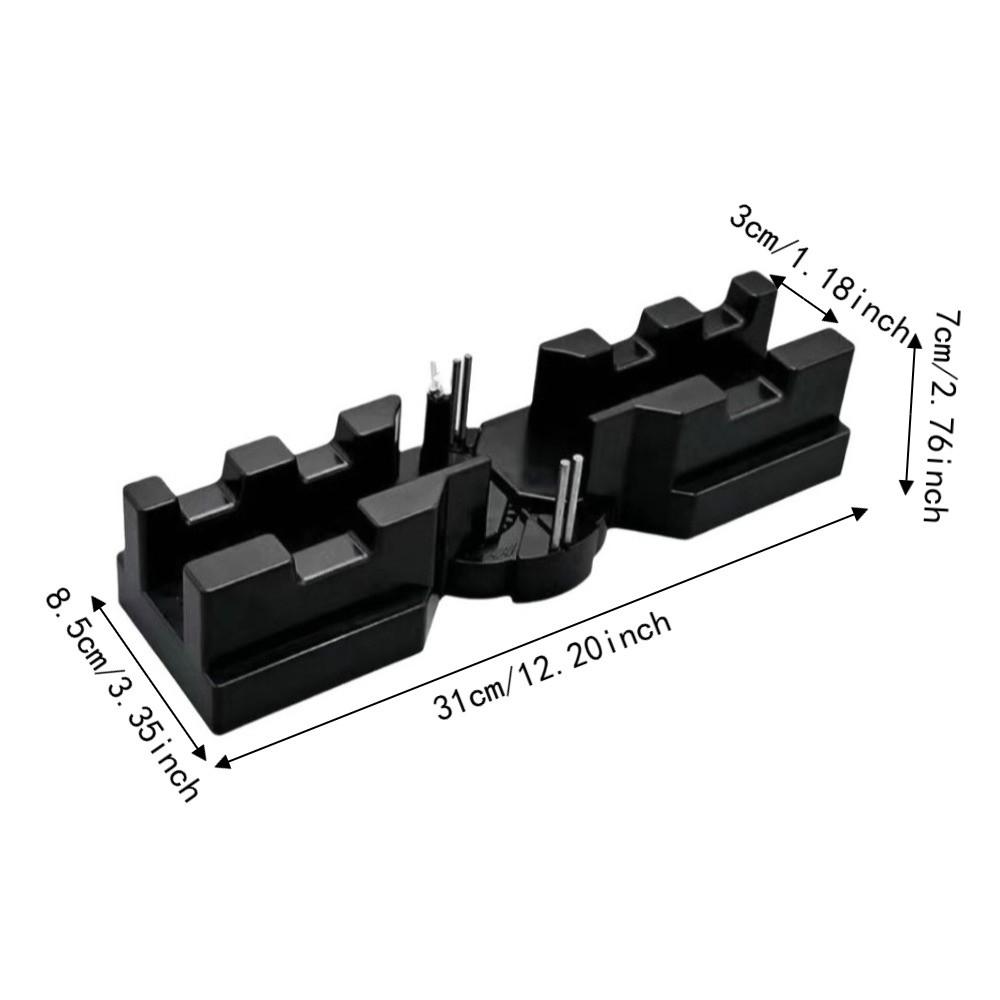 Plastic Woodworking Diagonal Junction Box Black Bevel Gauge and Mitre Box for DIY