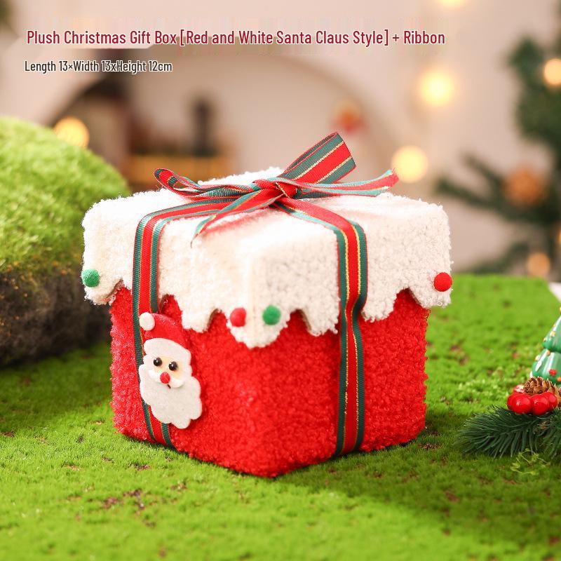 Рождественский Вечер Яблочная Подарочная Коробка - Креативная Упаковка для Конфет в Виде Маленького Домика для Детей