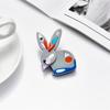 Blucome Новый стиль, броши на булавках, женские милые акриловые женские броши в форме кролика, хорошее качество, ювелирные изделия для девочек на сумках, одежда, подарки
