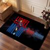 Lionel Messi Custom Crystal Velvet Rug, Personalized Name Text Print, Football Logo Soft Non‑Slip Floor Mat Home Decor Gift