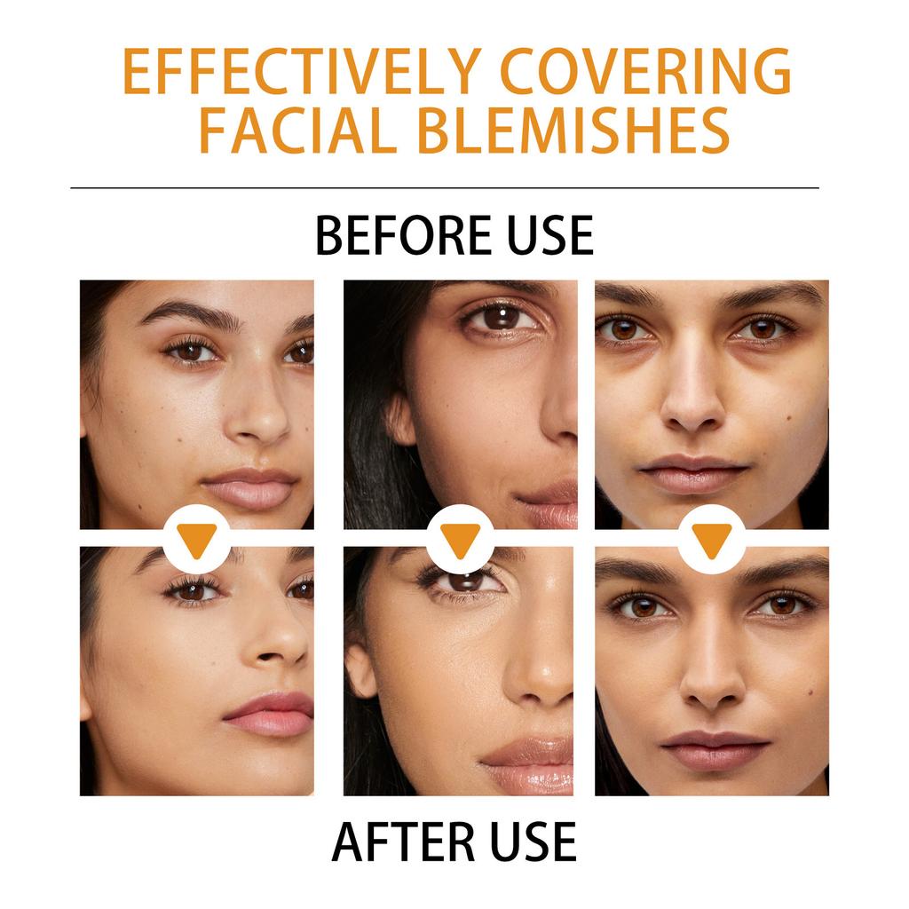 Moisturizing Concealer Plain Cream, Naturally Submissive And Non-Greasy Brightening Skin Tone Concealer Moisturizing Plain Cream