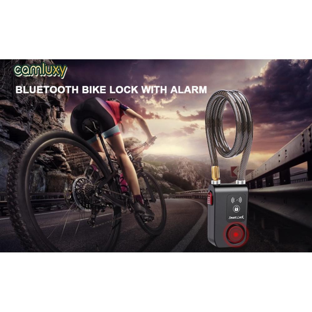 Bluetooth велосипедный замок сигнализация 110 дБ безопасность умный велосипедный замок система противоугонная вибрационная сигнализация для велосипеда мотоцикла