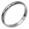 CARTIER 1895 Classic Wedding Ring 0.1" model Pt950Platinum/diamond #3.7(US Size) 2.62g Women Used
