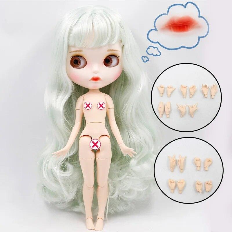 Кукла ICY DBS Blyth Нет. 4 изогнутые губы, матовое лицо на заказ с бровями, тело 1/6 bjd, аниме