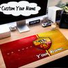 Custom Name Mouse Pad Roma Football Club Crest Mouse Pad Desk Mat, Non-Slip Rubber Backer Pad For Computer Notebook Gaming Mouse Pad Birthday Gift