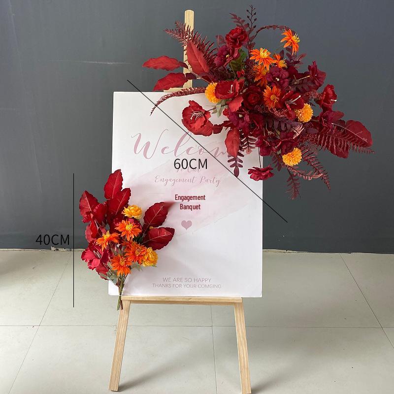 Искусственный Цветочный Декор для Свадебного Места Проведения: для Дорожки, Сцены и Банкетного Зала