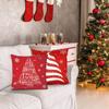 4 шт. рождественские чехлы Санта 18 х 18 дюймов декоративные чехлы с оленями