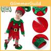 Премиальный рождественский костюм эльфа для мальчиков и девочек, наряд для косплея для малышей