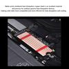 0.8/1mm/2mm Laptop Copper Solid State Hard Disk Cooler Radiator M.2 NVME SSD Heatsink with Thermal Pad For M.2 2242 2280
