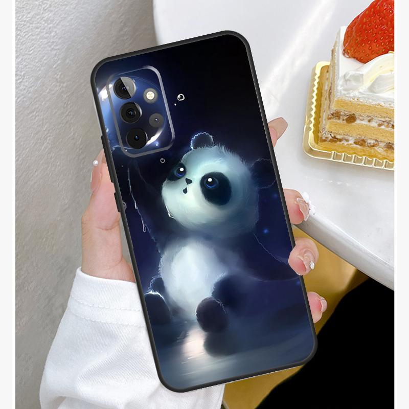 Милый Мультяшный Чехол-Панда Для Samsung Galaxy A54 A34 A14 A15 A35 A55 A52 A32 A12 A51 A71 A33 A23 A13 A53 Чехол