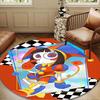 Digital Circus Adventure Round Rug for Livingroom,Bedroom, Palyroom, Chair Rug, Area rug, Circle Carpet, Large Size Decor Fan Christmas gift