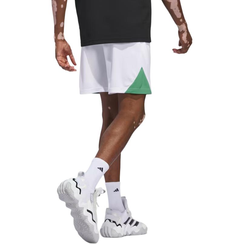 adidas Баскетбольные Шорты Знак Спорта Спортивные Шорты Мужские Белые IR5538
