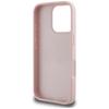 Guess Grained Roses Big 4G logo case for iPhone 16 Pro pink
