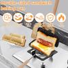 Maker Pan, Double-Sided Sandwich Baking Pan Nonstick Sandwich Maker Flip Grill Pan Grilled Cheese Maker for Br