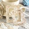 5Pcs Embossed Sticker Retro Style Hollow Design Scrapbooking Supplies Frames DIY