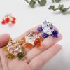 Cute Glass Turtle Miniature Figurine Japan Style Cartoon Sea Animal Ornaments Aquarium Fish Tank Kawaii Decor Accessories
