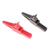 1Pair Red+Black Catiii 1000V 32A Crocodile Clips Full Insulated Copper Alligator Clip Test Lead For Fluke Megger