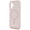 Guess Guhmp16Shfgerep Iphone 16 6.1     Różowy/Pink Hardcase Iml Glitter Circle Magsafe
