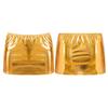 Women Shiny Wet Look Split Mini Skirt Bodycon Short Pencil Skirts Sexy Clubwear Night Club Rave Pole Dance Costume