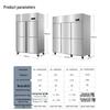 Haier 912L Commercial Four-Door Refrigerator Freezer CN plug (adapter included)