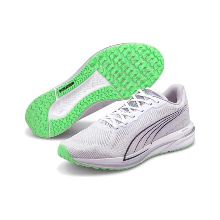 Puma Мужские кроссовки Velocity Nitro COOLadapt White Black Elektro-Green 195094-01