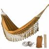 Tassel Camping Hammock Bohemian Style Garden Swing Hammock Durable Double Hammock  Balcony