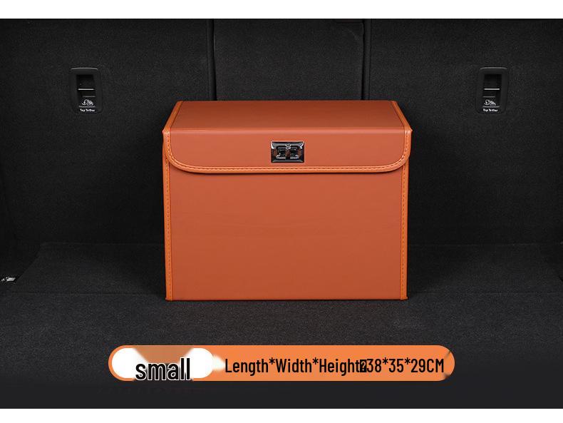 Складной органайзер для багажника автомобиля - Вместительный ящик для хранения с откидной крышкой