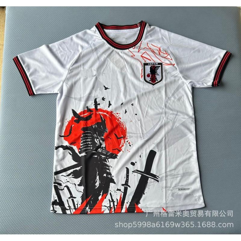 Japan Football Team Jersey Adult Kids Short Sleeve Quick Dry Breathable Sports Shirt Training Running