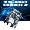 For Makita 18650 21V Balanced Protection Board Alloy With Temperature Control Copper Hardware Battery Pack Protection Circuit