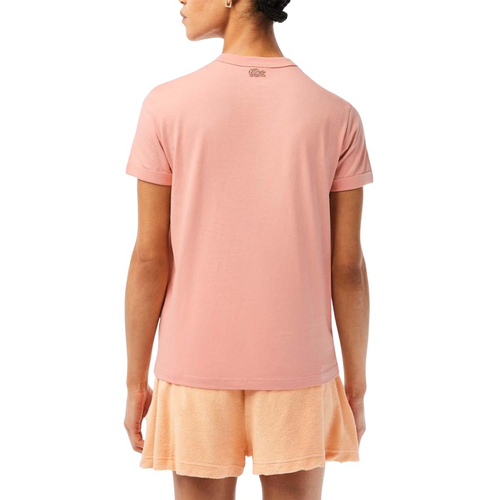 Lacoste Womens/Ladies Organic Cotton Jersey Slim T-Shirt