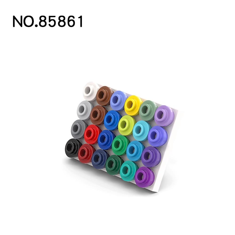 Нетоксичные 20 шт.moc Собираемые Частицы 85861 28626 Пластина Круглая 1x1 С Открытым Штырьком Для Деталей Блоков Классический Бренд Детский DIY Технические Игрушки