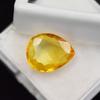 4.80 Ct NATURAL Yellow Sapphire Pendant Size   Pear Cut Loose Gemstone
