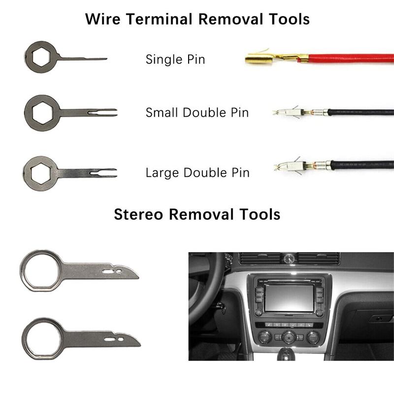 Набор инструментов для разборки вручную, набор для снятия внутренних дверных зажимов, обшивки приборной панели, набор для ремонта и вскрытия автомобиля, набор ключей