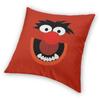 Animal Crazy Drummer Square Pillowcase Polyester Linen Velvet Pattern Zip Decorative Throw Pillow Case Sofa Cushion Cover