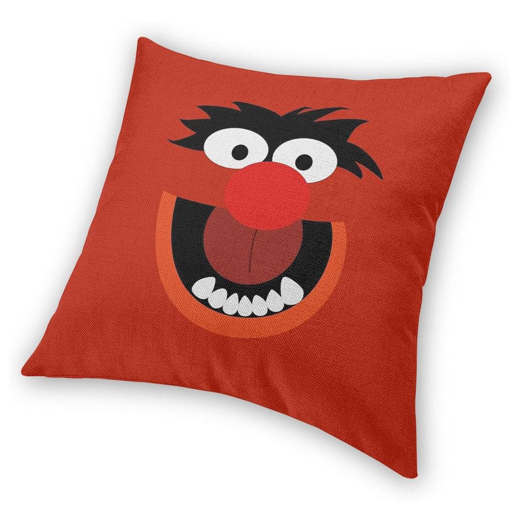 Animal Crazy Drummer Square Pillowcase Polyester Linen Velvet Pattern Zip Decorative Throw Pillow Case Sofa Cushion Cover
