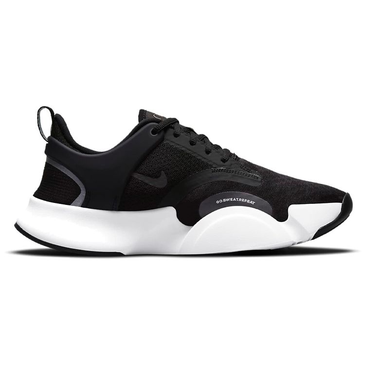 Nike SuperRep Go 2 Черные Белые Женские Кроссовки Металлик-Темно-Серый CZ0612-010