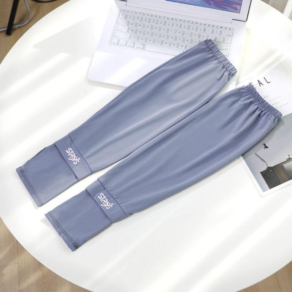 UV Insulation Ice Silk Sleeves Anti-UV Cycling Gloves Breathable Sunscreen Arm Sleeve  Summer