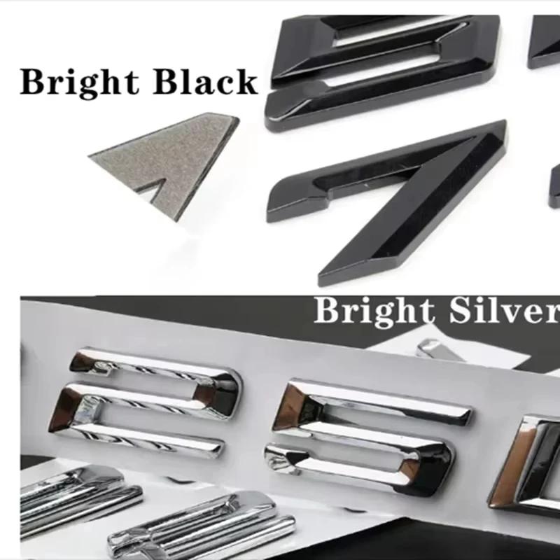 3D ABS M-Standard Sports Competition Emblem Rear Trunk Logo Sticker For BMW M1 X2 X3M X4M X5M X6M X7M Auto Modification Badge CJ7