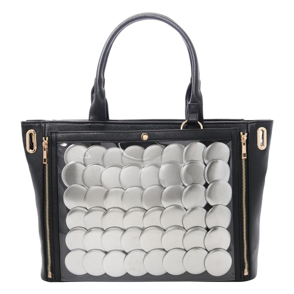 Itaba Tote Bag Clear Bag L Size Ita Bag Itaba Oshikatsu GS210830 Storage Surface Rotating Type Greige [Rea Rare] Women's