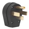 NEMA 14-50P Угловая вилка с прямыми контактами 50А 125В 250В Выход питания 4-контактная вилка для плиты, сушилки, генератора