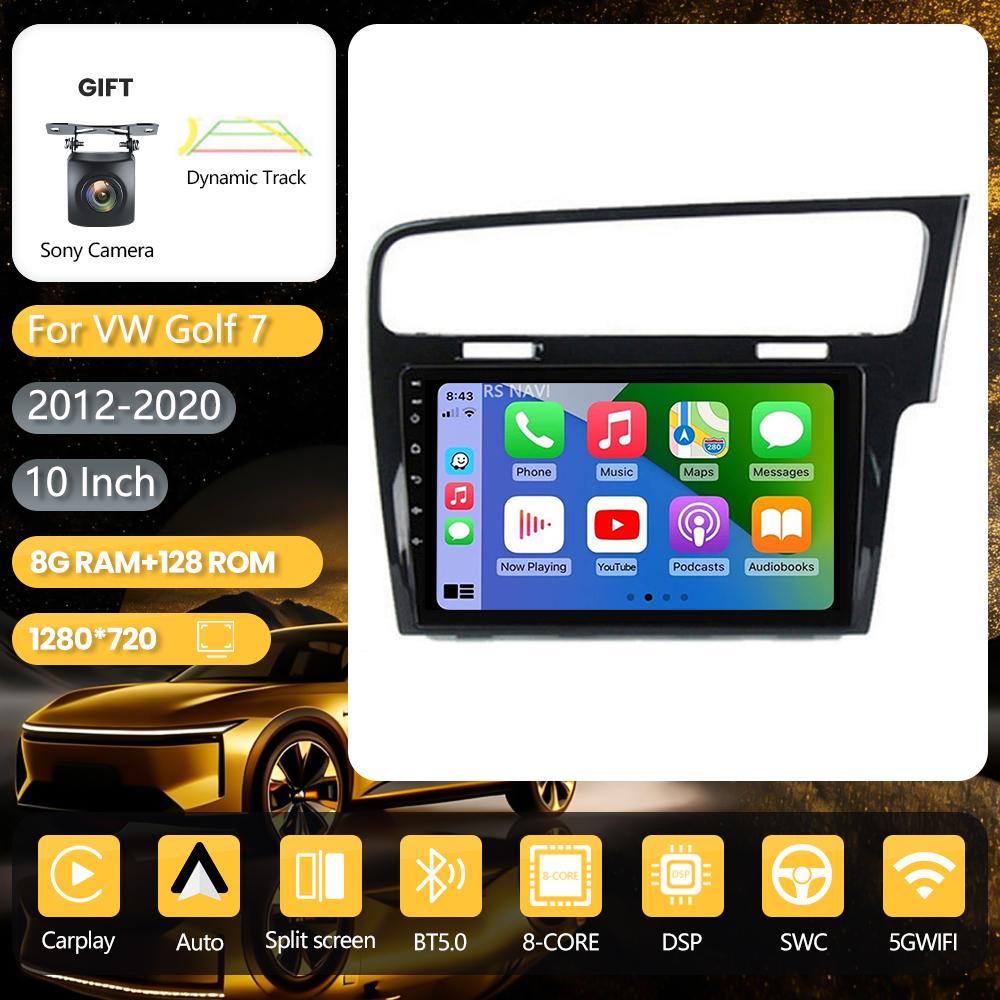 Автомагнитола Android 16 для Volkswagen VW Golf 7 MK7 GTI 2012-2021 правый руль RHD Carplay Android Auto Стерео Plug and Play